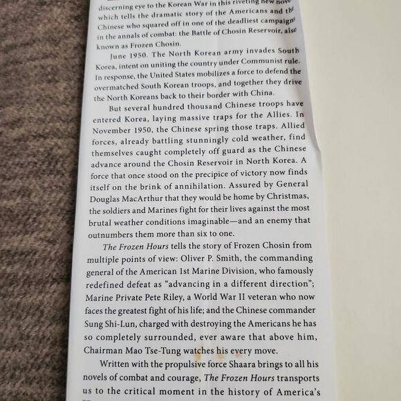 The Frozen Hours,  by Jeff Shaara - Picture 3 of 5